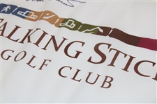 Ben Crenshaw Signed Talking Stick Golf Club Course Flag JSA ALOA