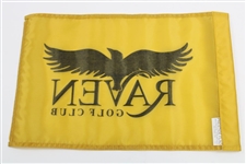 Raven Golf Club Yellow Course Flag