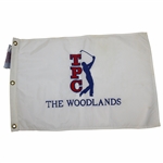 TPC The Woodlands White Embroidered Flag With Tag
