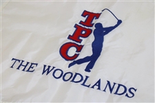 TPC The Woodlands White Embroidered Flag With Tag