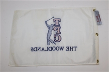 TPC The Woodlands White Embroidered Flag With Tag
