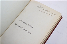 1898 Historical Sketch of the Hawick Golf Club Book by James Barrie