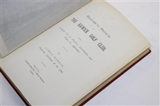 1898 Historical Sketch of the Hawick Golf Club Book by James Barrie