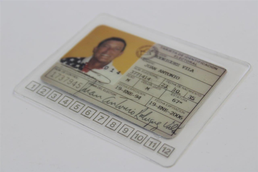Chi Chi Rodriguez's Official 1994 Puerto Rico Driver's License