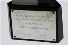 Chi Chi Rodriguez's 1996 Jackie Robinson Foundation Robie Award for Humanitarianism