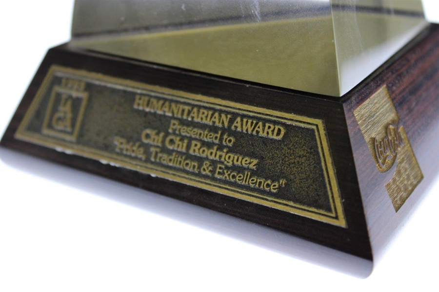 Chi Chi Rodriguez's 1993 Humanitarian Award Pride, Tradition & Excellence by Coca-Cola