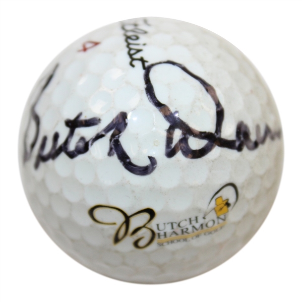 Butch Harmon Signed 'Butch Harmon School of Golf' Logo Golf Ball JSA ALOA