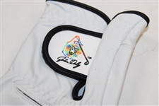 John Daly's Signed Personal 'The Lion' Logo Left-Handed White Golf Glove JSA ALOA