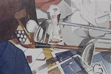 Ltd Ed #1/1700 EGO-Pro-Am Tournament Lithograph Signed by Artist B. Turner - Framed