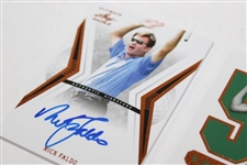 Nick Faldo, Fred Couples & Nancy Lopez Signed Ultimate Leaf Golf Cards 