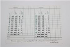 Gene Sarazen Signed Augusta National Scorecard JSA ALOA
