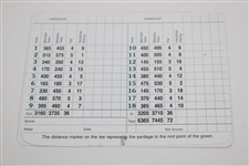 Ben Hogan Signed Augusta National Scorecard Copy JSA ALOA