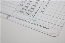 Ben Hogan Signed Augusta National Scorecard Copy JSA ALOA