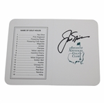 Jack Nicklaus Signed Augusta National Scorecard JSA ALOA