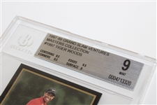 Tiger Woods 1997-99 Grand Slam Ventures Masters Collection BGS Mint 9 #0004713320
