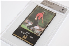 Tiger Woods 1997-99 Grand Slam Ventures Masters Collection BGS Mint 9 #0004713320
