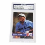 Arnold Palmer Signed 1992 Golf Pro Set Card PSA #83738337