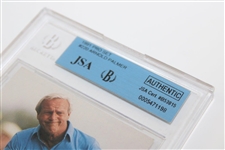 Arnold Palmer Signed 1991 Tour Pro Set Card JSA Beckett #0005471198