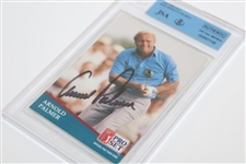 Arnold Palmer Signed 1991 Tour Pro Set Card JSA Beckett #0005471198