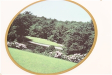 1989 Pine Valley Golf Club Warner Shelly Bowl Lenox China Plate - Hole #14