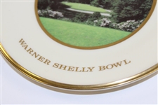 1989 Pine Valley Golf Club Warner Shelly Bowl Lenox China Plate - Hole #14