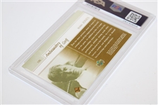 Bobby Jones 2001 SP Authentic Gold Golf Card #135 PSA 8 NM-MT #28230656