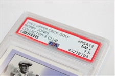 Bobby Jones 2002 Upper Deck Collector's Club Golf Card #PGA12 PSA 7.5 NM+ #43278194