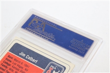 Jim Colbert 1983 Miller Press PGA Hand Cut Golf Card PSA 4 VG-EX #14582648