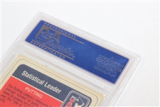 Greg Norman 1987 Miller Press PGA Leader Putting Hand Cut Golf Card PSA Authentic #14582835