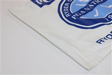 Tony Jacklin Signed 1983 PGA National Ryder Cup Matches Flag JSA ALOA