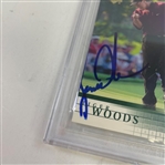 Tiger Woods Signed 2001 Upper Deck Rookie Card - Beckett #00015545792 - Rare