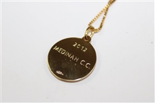 2012 Ryder Cup at Medinah C.C. Necklace in Box