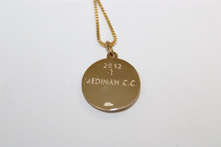 2012 Ryder Cup at Medinah C.C. Necklace in Blue Box