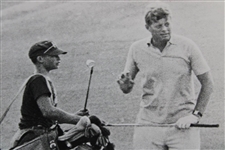 President JFK 1963 Playing Golf at Hyannisport Golf Club Photo