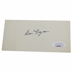Ben Hogan Signed Index Card JSA# AI76735
