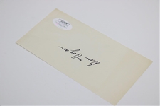 Ben Hogan Signed Index Card JSA# AI76735