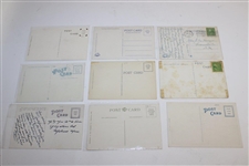 Twenty (20) Vintage Golf Themed Post Cards