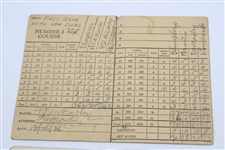 Two (2) 1930's Atlanta Athletic Club Official Used Scorecards