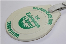 Barry Jaeckel's 1978 Walton Health 1st European Open Competitor Bag Tag