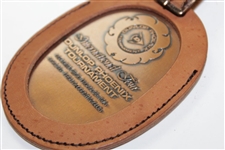 Barry Jaeckel's 1978 International Tour Dunlop Phoenix Tournament Contestant Leather Bag Tag