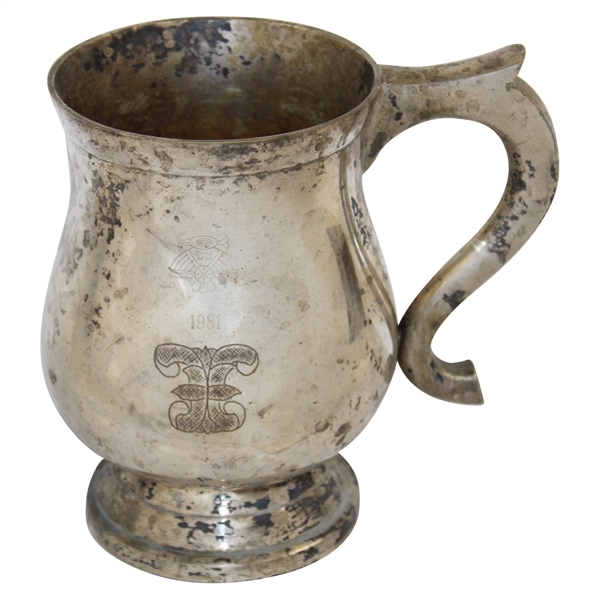 Classic Kent Silver Plate Thunderbird Logo Pebble Beach Closed Pitcher