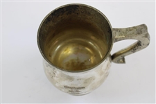 Classic Kent Silver Plate Thunderbird Logo 'Pebble Beach Closed' Pitcher