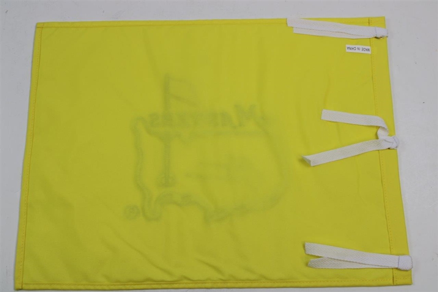 Jack Nicklaus Signed Undated Masters Embroidered Flag with Years Won JSA ALOA