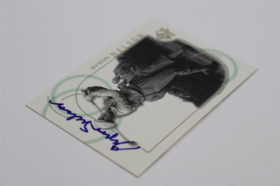 Byron Nelson Signed Golf Card JSA ALOA