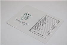 Byron Nelson Signed Augusta National Golf Club Scorecard JSA ALOA