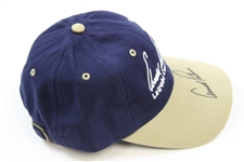 Arnold Palmer Signed Arnold Palmer Latrobe Country Club Navy w/Khaki Hat JSA ALOA