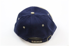 Arnold Palmer Signed Arnold Palmer Latrobe Country Club Navy w/Khaki Hat JSA ALOA