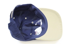 Arnold Palmer Signed Arnold Palmer Latrobe Country Club Navy w/Khaki Hat JSA ALOA