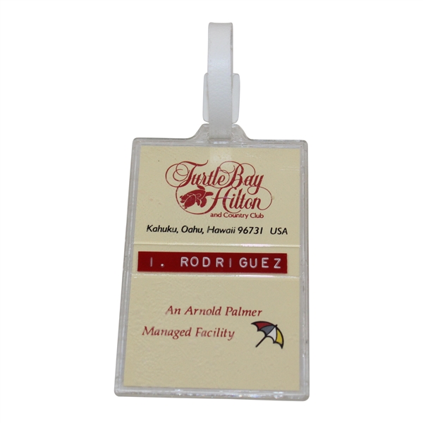 Chi Chi Rodriguezs Wife Iwalani Rodriguez The Senior Skins Game Bag Tag