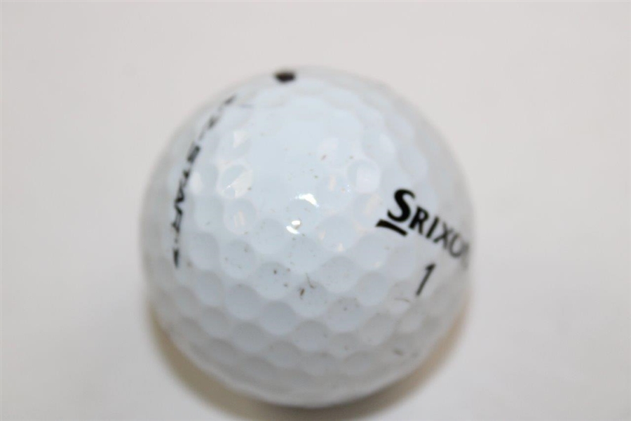 Larry Mize Signed Srixon Logo Golf Ball JSA ALOA